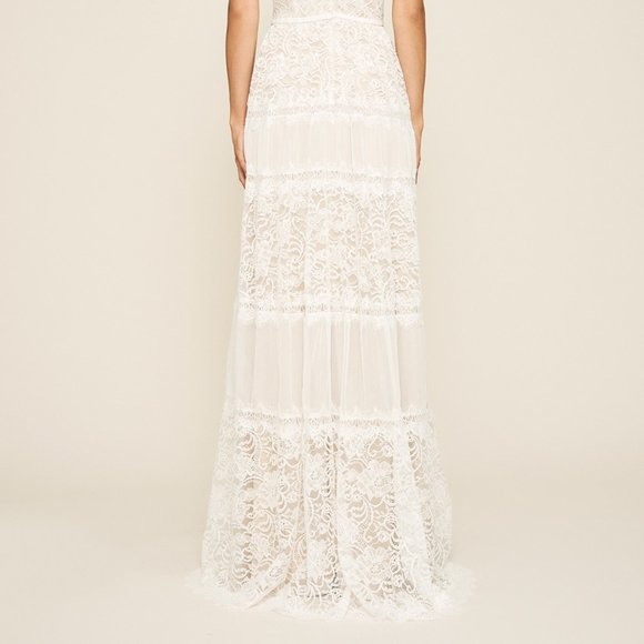 💥LAST 1💥NWT TADASHI SHOJI BOHO BRIDAL GOWN - Picture 6 of 10